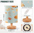 ALAZA Cute Fox Maple Leaf Bedside Table Lamp with USB Port for Bedroom Nightstand Lamps Night Light Linen Fabric Shade