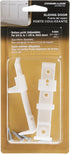 Prime-Line N 6564 Self-Adjusting By-Pass Door Bottom Guide (2 Pack) by PRIME-LINE
