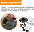 Complete Backflow Repair Kit for Zurn Wilkins 975XL and 975XL2, 3/4"-1" Replacement