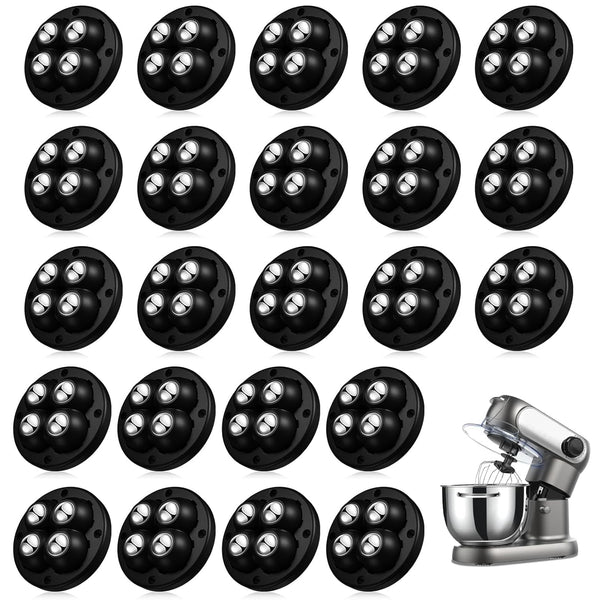 Appliance Slider for Kitchen Appliances, Self Adhesive Caster Wheels, 360° Swivel Mini Ball Transfer Roller, 24 PCS