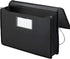 Smead Poly Wallet, Accordion File Organizer, Legal Size, Black, 5-1/4 inch Expansion
