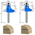 Roundover Edging Router Bit Set, 1/4 Inch Shank Carbide Bits for Woodworking Milling Tools