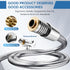 ENRUNEST Handheld,8 Nozzles,Built-in Pets,59 304 High Pressure Shower Head with Modes,Heat-Resistant Premium ABS