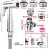 59in G1/2, 55/64", 15/16" Bidet Stainless Steel Hand Shower, Kitchen Bathroom Pet Bathing Shower Head with Hose
