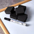 Favourde 48 Pack Magnetic Whiteboard Dry Eraser Cleansers for Classroom, Home and Office (Black)