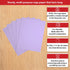 8.5 11 Inch Staples Pastel Copy Paper x Lilac Color Sheets for Printing and Documents