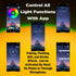 Onveta Lighting Sunset Remote-16 Setting-Golden Lamp with Phone APP Colors LED Projection Light-Ambient Lighting Mood
