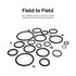 NEIKO 50444A Rubber O-Ring Assortment Kit, 32 Metric Sizes, Buna-N Gasket Sealing Rings, 419-Piece