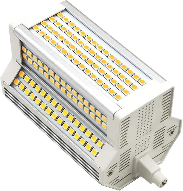 R7S LED Bulb, 50W Warm Light Dimmable, 3000K Double Ended J118, 5000LM Equivalent, Indoor and Outdoor Use