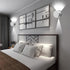 8W 6000K Kawell Modern LED Wall Sconce Light Up Down Waterproof Outdoor Wall Lamp Indoor Hardwired for Bedroom Bathroom