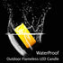 2 3" x6" PCS Waterproof Outdoor Battery Operated Flameless LED Pillar Candles with Timer Flickering Plastic Resin