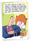 NobleWorks Happy Father's Day Greeting Card, Funny Humor for Dad or Stepdad, Notecard with Envelope, Storytime C3579FDG