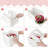 8x8x8 inch Cake Boxes, 4 Pack Disposable Bakery Boxes with Window for Cake, Cookies, Pies, and Cupcakes