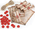 Vintage Writing Set with 100 Letter Papers, 100 Wax Seal Stickers, 3 Strands of Twine for Antique Writers, Wedding