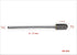 SC-5L4 Tungsten Carbide Burr, 4” Long Double Cut Carbide Burr File with 1/4’’ Shank, Cylinder Shape