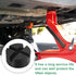 1-Pack 4 Inch Pinch M METERXITY Floor Jack Rubber Pad, Dia Universal Rail Weld Stand Jack Round Pad Adapter for Change