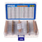 BOJACK 1000 Pcs 25 Values Resistor Kit, 1 Ohm-1M Ohm with 5% 1/4W Carbon Film Resistors Assortment