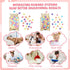 clelize 2 Pack 2) Star Reward Jar System, Magnetic Reward Jar, Star & Heart Reward Jars for Kids, Reward Chart