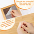 DLUGOPIS 4x6 4 150 25 2 Index Card Holder with Dividers Bamboo Index Card Organizer Box Compartments Flash Cards Holder