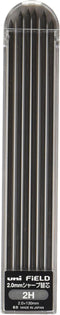 Uni Mechanical Pencil Lead - 2.0mm for Field, 2H