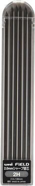 Uni Mechanical Pencil Lead - 2.0mm for Field, 2H