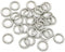 30 PCS Welded Stainless Steel O-Ring - Welded Round Rings for Camping Belt, Dog Leashes, Luggage Accessories (3mm×15mm