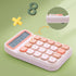 M&G Desk Calculator with Mechanical Buttons, 12 Digit Large LCD Display, Big Button Calculator for Home and Office