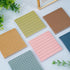 Whaline 300 Sheet Boho Lined Sticky Notes, Self Adhesive Notepads, 6 Pack for Home, School, and Office Supplies