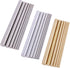 Swpeet 21Pcs Metal Round Rods Kit, 3 Kinds of Metal Materials, DIY Craft Tool, Diameter 2mm-8mm Length 100mm