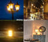 4 Packs 3W A19 LED Bug Light Bulbs, Yellow E26 Outdoor Bug Light Bulb, 25W Equivalent, 2000K Amber Glow, Night Light