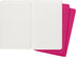 Moleskine Cahier Journal, Soft Cover, Large (5" x 8.25") Ruled/Lined, Kinetic Pink, Set of 3, 80 Pages