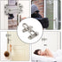 WellMade 4 Pack,Door Swing Bar Door Lock Latch Security Latch for Kids Safety and Home Security, Reinforcement Door