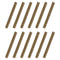 uxcell 12pcs Fully Threaded Rods 1/4x2-3/4" Carbon Steel All Thread Studs for Furniture Garden Railing Assembly