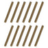 uxcell 12pcs Fully Threaded Rods 1/4x2-3/4" Carbon Steel All Thread Studs for Furniture Garden Railing Assembly