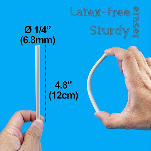 Mechanical Pocket Eraser | Retractable Pen-Style Eraser for Precision Erasing | Portable Push-Button Eraser with 15