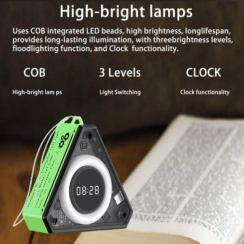 Cljlixcy Portable Rechargeable USB Night Light, Led Reading Desk Lamp, Touch Sensor Night Light for Baby Rooms