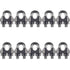 10PCS 1/4 Inch M6 Stainless Steel Wire Rope Cable Clip Clamp
