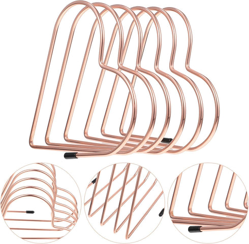 Set, NUOBESTY Expandable Rose Gold Book Holder and Bookend Metal Adjustable Desktop Book Rack for Student Desk Storage