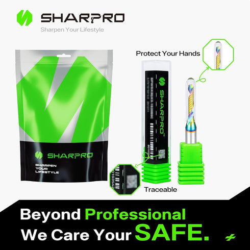 1/4 Inch 1/8" 3/4" 2-1/2"OVL. O Flute Upcut Spiral Router Bit Shank Cutting Dia. CL. Carbide Single Flute CNC Router