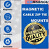 25LBS (5 Magnet Zip Tie Mount Clips Magnetic Zip Ties Mount Holder Strong Multipurpose Wire Cable Holder Mount Wire