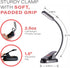 Dimming, 1600K 625nm hooga Amber Book Light Blue Light Blocking Reading Light for Bed, Stepless Rechargeable Clip-On