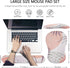 Mouse Pad Wrist Support - 2 in 1 Keyboard Wrist Rest + Ergonomic Mouse Pad for Easy Typing & Pain Relief