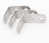 50 Packs 40 40 16 mm 1.57x1.57x0.63 Inch KINJOEK x x Heavy Duty L Bracket Corner Brace Shelf Stainless Steel Joint