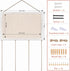 Emfogo 2Pack Cork Bulletin Boards, 16"x11" White Linen with White Frame, Pin Board for Home Kitchen School Office Decor