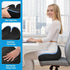 Tailbone, Cushzone Seat Cushion, Memory Foam Office Chair Cushions, Ergonomic Curved Design for Sciatica, Coccyx, Seat
