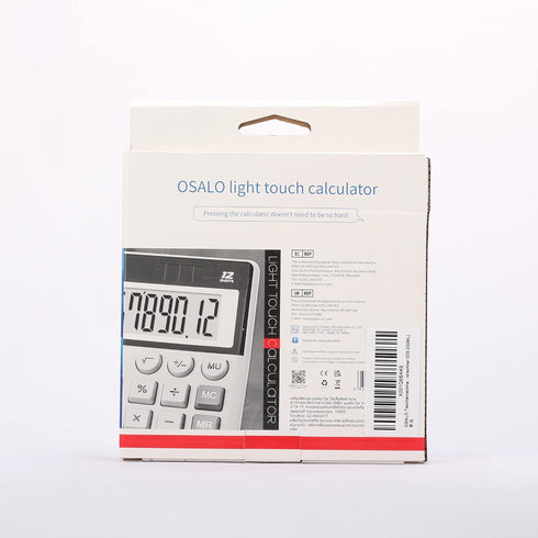 OSALO Desktop Calculator, Extra Large Display 12 Digits, Big Buttons Solar Accounting Calculator for Office