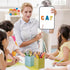 Small Portable Dry Erase White Board 12x8", Double Sided A4 Mini Marker Whiteboard for Kids Drawing Writing Student