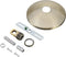 Aspen Creative 21511-31, Contemporary Chandelier & Light Fixture Canopy Kit w/Collar Loop, Antique Brass,