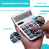 LICHAMP Desk Calculators, Big Buttons, Large Display, 12 Digit Solar Power Office Calculator (4 Packs Included)