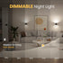 Dimmable 0-100LM 3 8 Pack VOLISUN Night Lights Plug into Wall, LED Nightlight with Dusk to Dawn Light Sensor